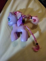 Vintage Purple My Little Pony With Two Tone Pink Mane And Tail  - £12.58 GBP