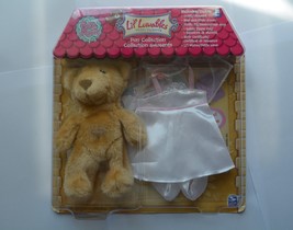 Lil Luvables 2006 Fluffy Factory Bride Mariee Bear new BUT tHE BOX is DIRty a li - $14.00