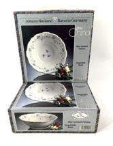 2 - Johann Haviland Blue Garland  Porcelain 8.5&quot; Vegetable Bowl Bavaria ... - $35.64