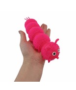 Aasha&#39;s Pink Stretchy Squeezable Stress Toy ~ Caterpillar - Tactile~Fidg... - £13.38 GBP