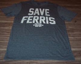 Vintage Style Ferris Bueller&#39;s Day Off Save Ferris T-Shirt Mens Small New - £15.64 GBP