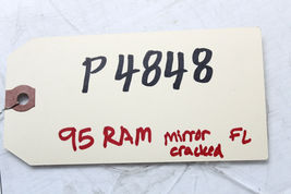 1994-1997 DODGE RAM DRIVER LEFT CHROME SIDE DOOR MIRROR POWER CRACKED P4848 image 11