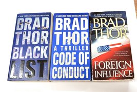 Brad Thor: 3 Book Set: Softcover: Black List, Code of Conduct, Foreign Influence - £22.61 GBP