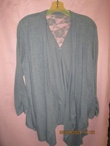 Gray Long Sleeve Sweater Size L - £7.87 GBP