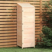 vidaXL Solid Wood Rectangular Garden Shed Medium Brown Storage Solution - $6,395.19 MXN