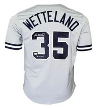 John Wetteland Signed Autographed &quot;96 WS MVP&quot; New York Gray Baseball Jer... - £79.00 GBP
