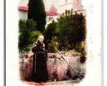 Santa Barbara Mission Fountain Santa Barbara CA  UDB Postcard S24 - $2.92