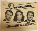 News Scene 22 WDAU Vintage Tv Guide Print Ad TPA25 - $5.93