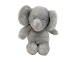 8&quot; CARTER&#39;S BABY GREY ELEPHANT 62267 STUFFED ANIMAL PLUSH LOVEY SOFT 201... - £21.97 GBP