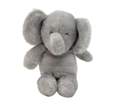 8&quot; CARTER&#39;S BABY GREY ELEPHANT 62267 STUFFED ANIMAL PLUSH LOVEY SOFT 201... - £21.66 GBP