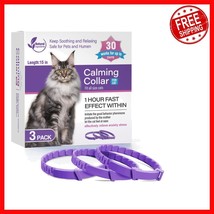 Comfortable Breakaway Calming Collars for Cats - Stress and Anxiety Relief - $589.35 MXN