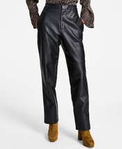 Leyden Women&#39;s Seamed Straight-Leg Elastic-Back Pants M B4HP - $39.95