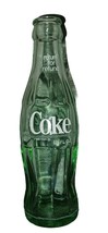 Vintage Coca Cola  6 1/2 oz Soda Bottle Hobble Skirt Green Glass Memphis, TN - £7.84 GBP