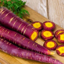 TKBONStore 190 Seeds Cosmic Purple Carrot Seeds Heirloom Organic Non Gmo Fresh R - £6.27 GBP