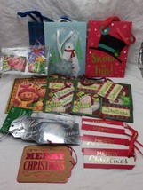 Small Lot Of Christmas Gift Bags And Christmas Tags - $14.84