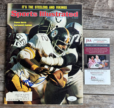 Franco Harris Sports Illustrated Steelers Raiders 1/6/75 Signed Auto - JSA COA - £118.69 GBP