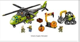 LEGO 60123 Town City Volcano Explorers Volcano Supply Helicopter (see de... - $25.00