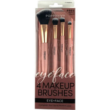 ABSOLUTE NY POPPY &amp; IVY EYE + FACE 4 MAKEUP BRUSHES STMABE02 - £4.77 GBP