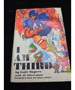 Football History I Am Third Gale Sayers 1971 Hardcover 1st Edition Chica... - $299.20 MXN