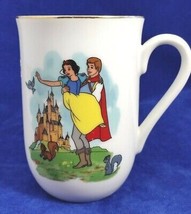 The Disney Collection Classic Mug Cup Prince Holding Snow White Gold Trim - $6.99