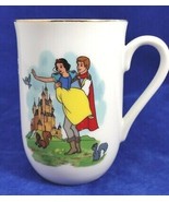 The Disney Collection Classic Mug Cup Prince Holding Snow White Gold Trim - £5.22 GBP