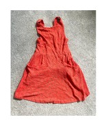 Free People Dress Womens Small Orange Sleeveless Pockets Short Y2K Boho ... - €28,71 EUR