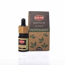 HEM Pepermint Essential oil, 100% Natural 10 ml in Glass Bottle - $15.71