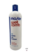 Original Master Well Comb Hair Dressing with Conditioner 16ozs NEW Old Stock - £47.47 GBP