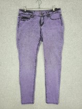 LEI Junior&#39;s Emma Jegging Jeans Low Rise Purple 11 Regular - £11.11 GBP