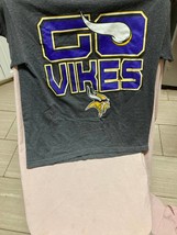 Minnesota Vikings Go Vikes Shirt Size M - £14.08 GBP