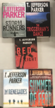 T Jefferson Parker Hardcover Red Light Storm Runners The Triggerman&#39;s Dance S X5 - £19.46 GBP