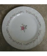 ROYAL SWIRL FINE CHINA JAPAN MS 7 5/8” SALAD PLATE 1960&#39;S PINK ROSE - $242.56 MXN