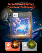 VEVOR Welding Helmet Auto Darkening 3.94&quot; x 3.74&quot; True Color Welding Hoo... - $1,843.90 MXN
