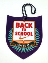Nike JUST DO IT &quot;Back To School&quot; Backpack Name Tag / Bag Tag - New Unused - $20.90