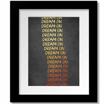 Dream On by Aerosmith - Song Lyric Inspired Rock Music Art Print, Canvas... - £14.95 GBP+