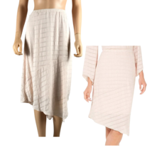 ALFANI Seashell Pink Textured Asymmetrical Hem Skirt NEW Size 10 - £9.03 GBP