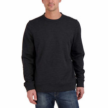 Gerry Long Sleeve Textured Crew Neck  Sweatshirt BLACK Men&#39;s Sz L NWT - $417.88 MXN