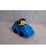 McDonald&#39;s Vintage 1994 Bobby&#39;s World Blue Car / Red Wagon Racer Plastic... - £1.19 GBP