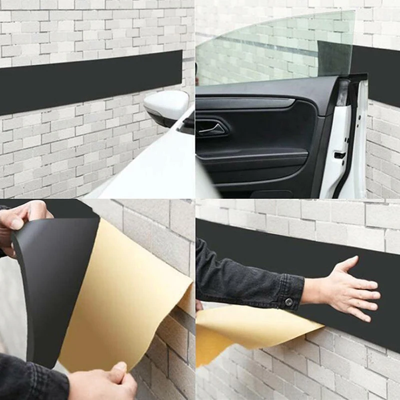 Car Door Protector Garage Rubber Wall Safety Guard Bumper Sticker - £16.55 GBP