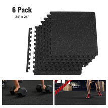 VEVOR 24 x24 x 0.5&#39;&#39; Exercise Mat EVA Foam Interlocking Floor Tiles w/ T... - $91.99