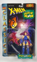 Vintage 1996 X Men Classics Psylocke w/ Light Up Psychic Knife Marvel #4... - £15.76 GBP