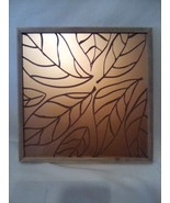 Robert Stanley Home Coll. Framed Carved Fall Leaves w Copper finish 16&quot; ... - $18.69