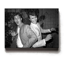 Framed Paul McCartney David Bowie 1983 Rare Vintage Photo. Jumbo Giclée ... - £15.32 GBP