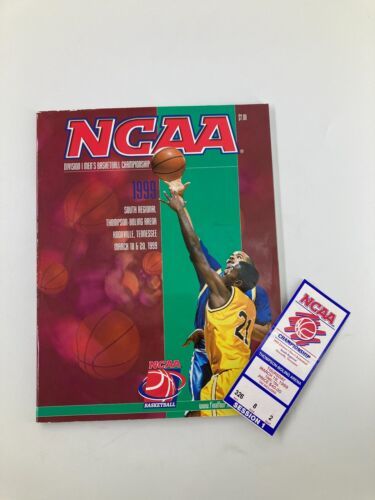 1999 NCAA Division I Men&#39;s Basketball Championship Regionals Program - $18.97