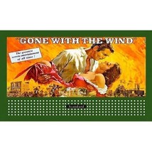 HO 1 1/2&quot; x 3&quot; BILLBOARD SIGN GLOSSY INSERT GONE WITH THE WIND - $5.99