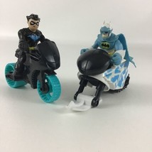 Imaginext DC Super Friends Arctic Batman Snowmobile Nightwing Figure Bat... - $36.98