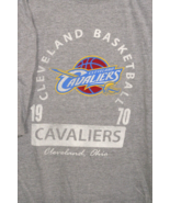 Cavaliers Cavaliers NBA Cleveland Ohio Basketball 1970 VTG Gray T-Shirt ... - £23.84 GBP