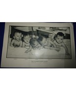 The Dionne Quintuplets 1938 Black &amp; White Baby Picture - £7.84 GBP