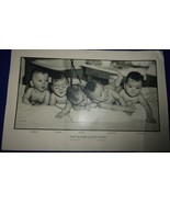 The Dionne Quintuplets 1938 Black &amp; White Baby Picture - $13.70 CAD