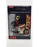ED Hardy Men&#39;s Size XL 40 - 42 (4) Pack Graphic Performance Boxer Briefs... - €27,43 EUR